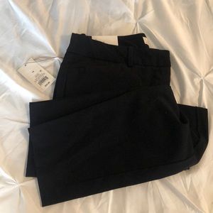 High waisted black pants